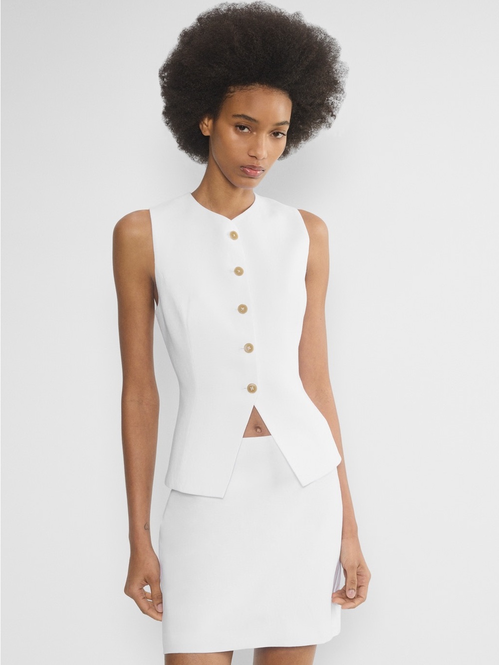Aritzia Wilfred CruiseLinen Regal Vest